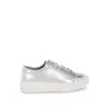 Rag & Co Women's Cincinati Metallic Pleather Chunky Sneakers In Silver In Silver
