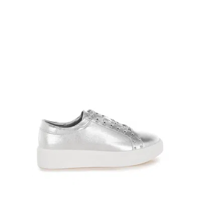 Rag & Co Women's Cincinati Metallic Pleather Chunky Sneakers In Silver