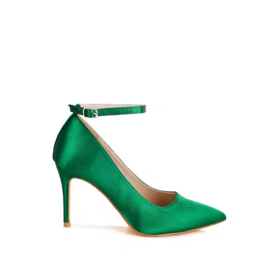 Rag & Co Women's Dittany Ankle Strap Stiletto Heel Pumps In Green By