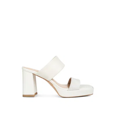 Rag & Co Eddlia Slip On Platform Sandals In White