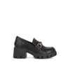 Rag & Co Women's Evangeline Chunky Platform Loafers Black In Black