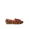 Rag & Co Women's Folklore Micro Suede Tassel Loafers In Leopard