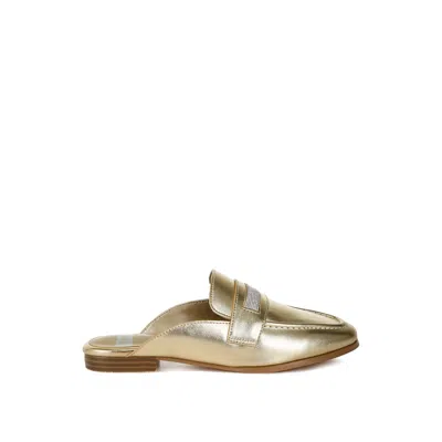 Rag & Co Women's Gold Piscola Rhinestones Slip On Mules By