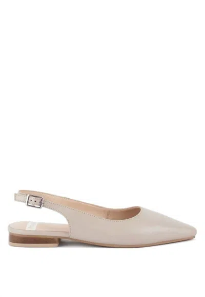 Rag & Co Women's Hocane Genuine Soft Leather Slingback Sandals In Beige