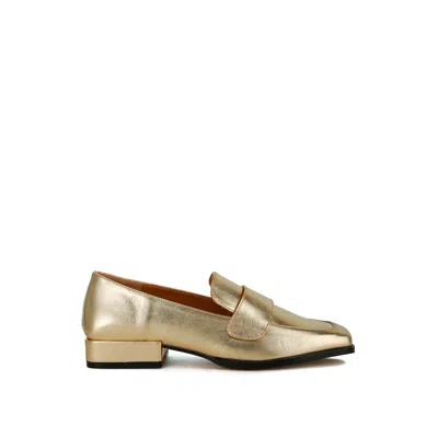 Rag & Co Women's Jongs Metallic Penny Loafers In Gold