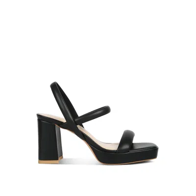Rag & Co Women's Joslyn Slingback Block Heel Sandals In Black By