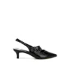Rag & Co Women's Kanebei Black  Triple Strap Slingback Sandals By  In Black