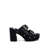 Rag & Co Kenna Double Buckle Strap Platform Sandal In Multi
