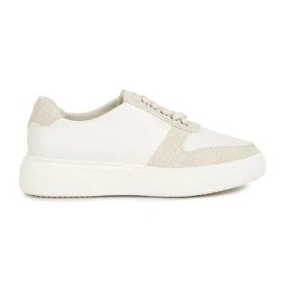 Rag & Co Women's Kjaer Dual Tone Leather Sneakers In Off White By