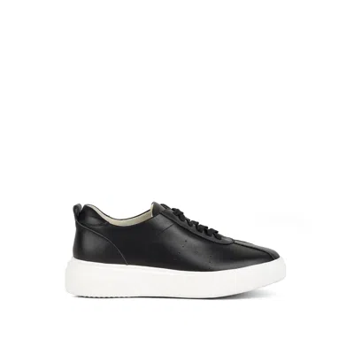 Rag & Co Women's Magull Solid Lace Up Leather Sneakers In Black By