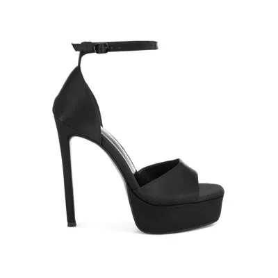 Rag & Co Women's Marshis Towering Platform Heel Sandals In Black By