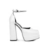 Rag & Co Women's Martini White Sky High Platform Sandals By  In White