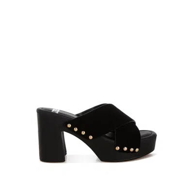 Rag & Co Women's Mearsk Genuine Suede Leather Clogs In Black By