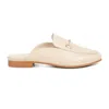 Rag & Co Women's Neutrals Kristy Horsebit Embellished Mules In Beige By  In Neutral