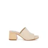 Rag & Co Women's Neutrals Morgana Woven Raffia Slip Ons In Beige In Beige