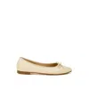 Rag & Co Women's Neutrals Paper Rings Raffia Ballet Flats In Natural By  In Multi