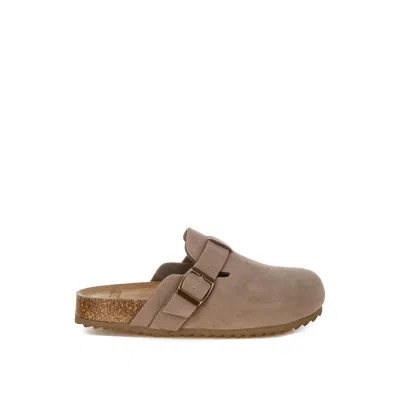 Rag & Co Women's Neutrals Ratiha Buckle Accent Slip-on Footbed Mules In Taupe By  In Yellow