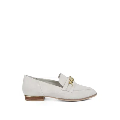 Rag & Co Women's Neutrals Ricka Chain Embellished Loafers In Beige