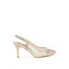 Rag & Co Women's Neutrals Yaga Stiletto Heel Slingback Sandals In Beige In Beige