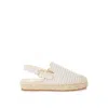 Rag & Co Women's Neutrals Zalli Canvas Espadrilles Sandals By  In White