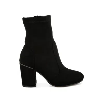 Rag & Co Women's Nidaros Microfiber Sock Boots In Black