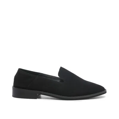 Rag & Co Oliwia Black Classic Suede Loafers