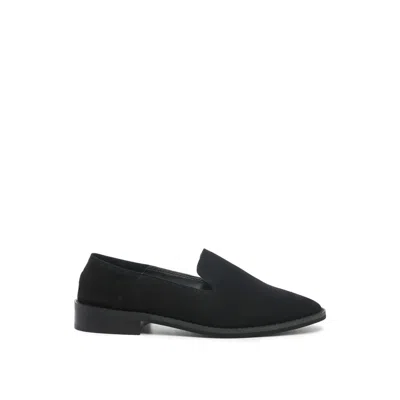 Rag & Co Women's Oliwia Black Classic Suede Loafers By