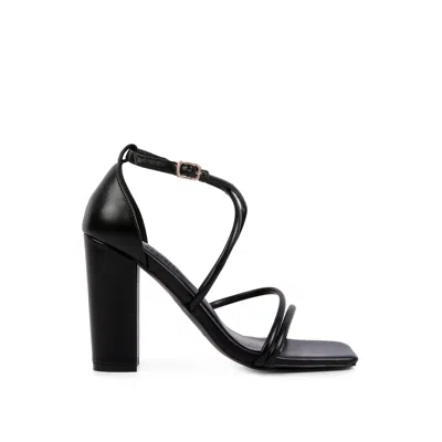 Rag & Co Women's Opulence Black High Heeled Dress Sandal