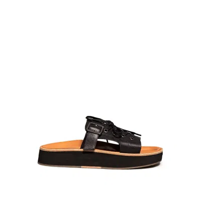 Rag & Co Women's Patton Cut Out Buckled Platform Sandals In Black By