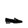 Rag & Co Women's Paulina Suede Leather Loafers In Black By  In Black