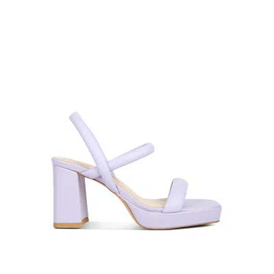 Rag & Co Women's Purple Joslyn Slingback Block Heel Sandals In Lilac By