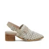 Rag & Co Women's Rosalie Block Heeled Sandal In Off White In White