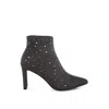 Rag & Co Women's Sakura Diamante Embellished Microfiber Boots In Grey In Grey