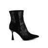 Rag & Co Women's Samia Sequin Lace Boots In Black By  In Multi