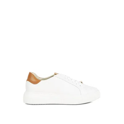 Rag & Co Women's Schick  Lace Up Leather Sneakers - Brown