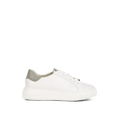 Rag & Co Women's Schick  Lace Up Leather Sneakers - Grey