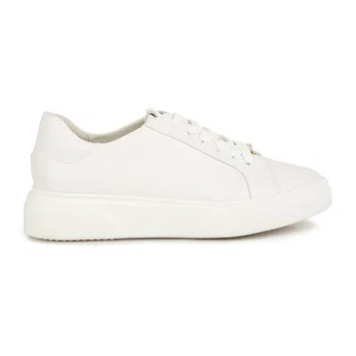 Rag & Co Women's Schick  Lace Up Leather Sneakers In White By