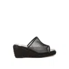 Rag & Co Women's Seraphine Breathable Mesh Slip-on Wedges In Black In Multi