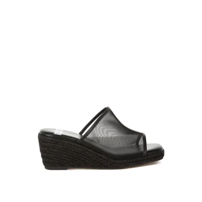 Rag & Co Women's Seraphine Breathable Mesh Slip-on Wedges In Black