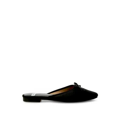 Rag & Co Women's Taylena Satin Bow Detail Mules In Black By