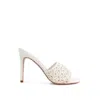 Rag & Co Women's Tease Woven Stiletto Slides In Off White By  In Multi
