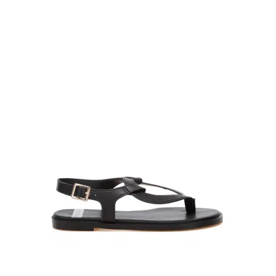 Rag & Co Women's Torad Thong Toe Cut-out Flats In Black By