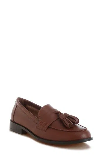 Rag & Co Yelena Tassel Loafer In Brown