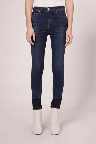 Rag & Bone 10 Inch Capri Jean In Stanwix In Multi