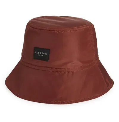 Rag & Bone Rag And Bone Addison Bucket Hat Redwood M/l