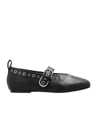 Rag & Bone Black Spire Mary Jane Ballerina Flats