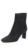 Rag & Bone Aja Diamante Mesh Boots Blkdnm In Blkdnm