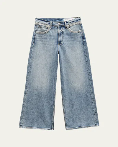 Rag & Bone Andi Embellished Wide Ankle Jeans