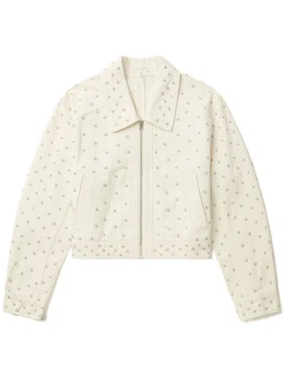 Rag & Bone Anya Denim Jacket In Neutrals
