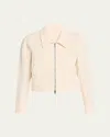 Rag & Bone Anya Zip Corduroy Jacket In Ecru